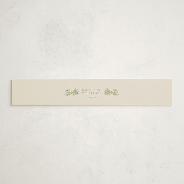 "Vintage magic town" - Baby Shower Belly Bands in Vanilla by Sabrin Deirani - Front