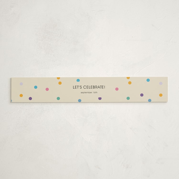 "elephant parade" - Baby Shower Belly Bands in Cream by Harriet Richter - Front