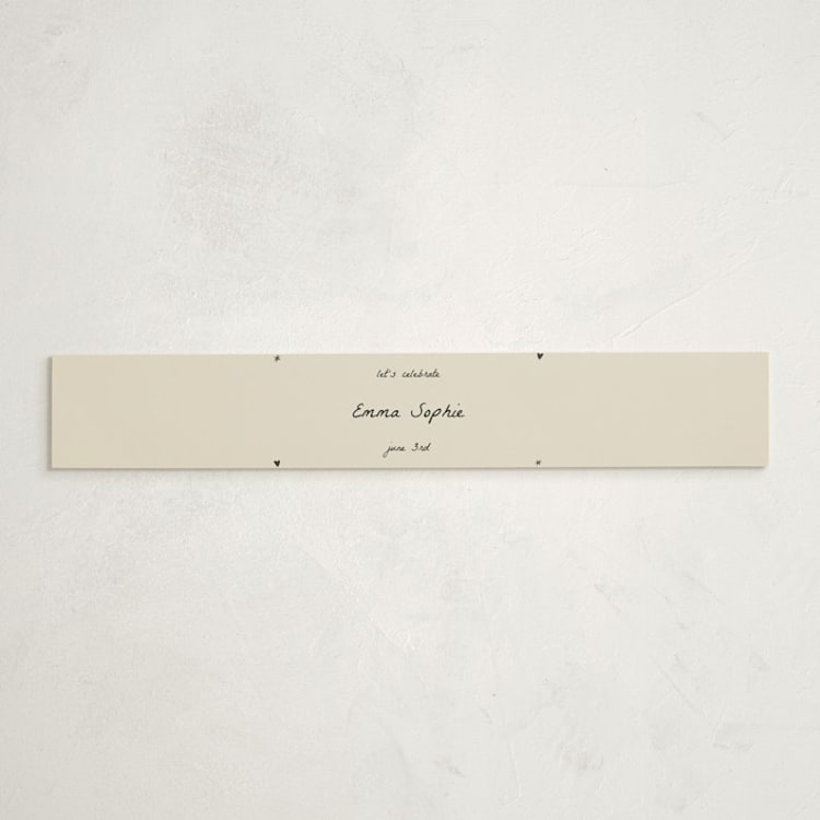 "Doodle Sip and See" - Baby Shower Belly Bands in Ivory by Stephanie Heinrich Godbout - Front