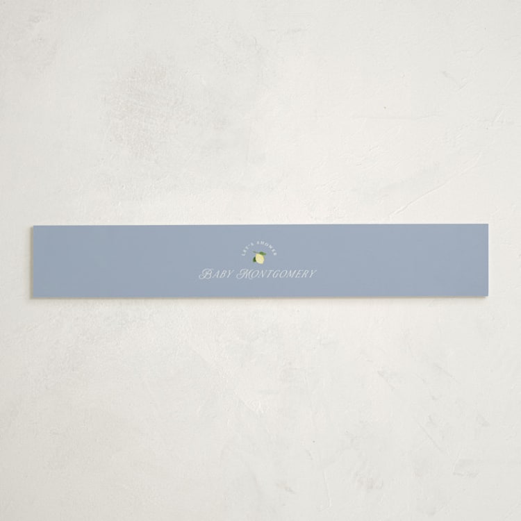 "Limoncello" - Baby Shower Belly Bands in Rome by Claudia Orengo - Front