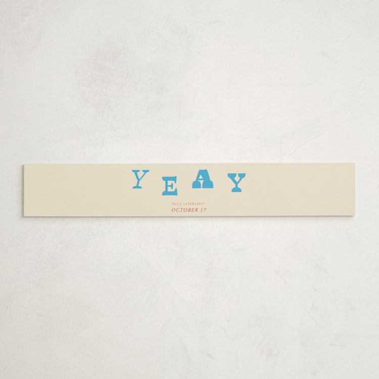 "Oh Baby It's Time" - Baby Shower Belly Bands in Blueberry by Kartika Paramita - Front