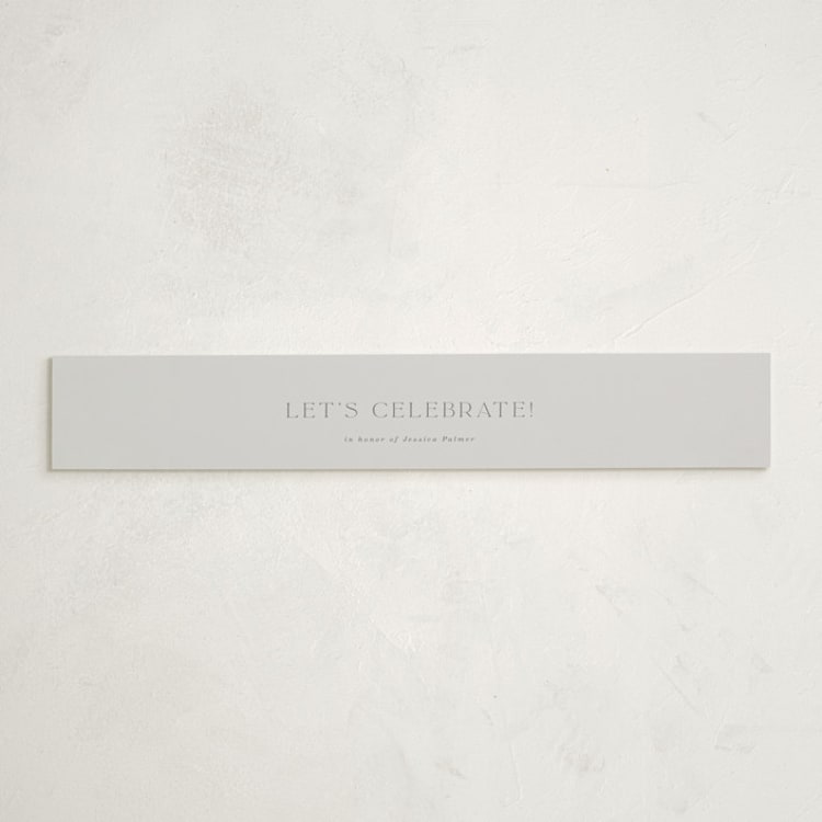 "Moon Baby" - Baby Shower Belly Bands in Slate by Marina Onoprienko - Front