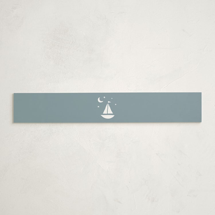 "Set Sail" - Baby Shower Belly Bands in Pond by Jen Tips - Front