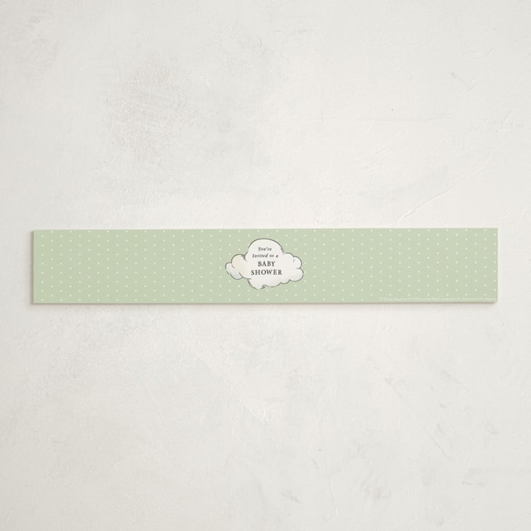 "Disney's Winnie the Pooh in the Wood" - Baby Shower Belly Bands in Sky by Becky Nimoy - Front