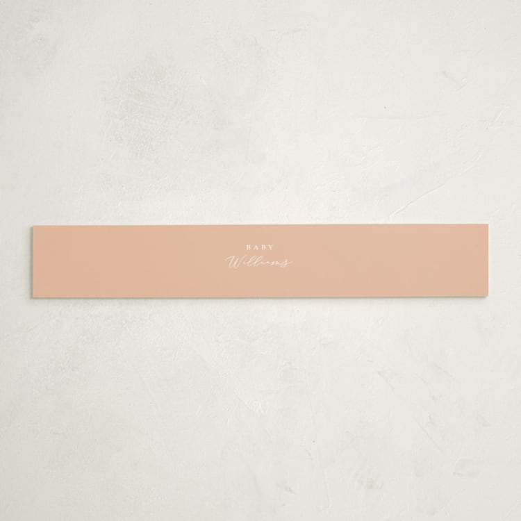 "petite baby blocks" - Baby Shower Belly Bands in Honey by Jennifer Wick - Front