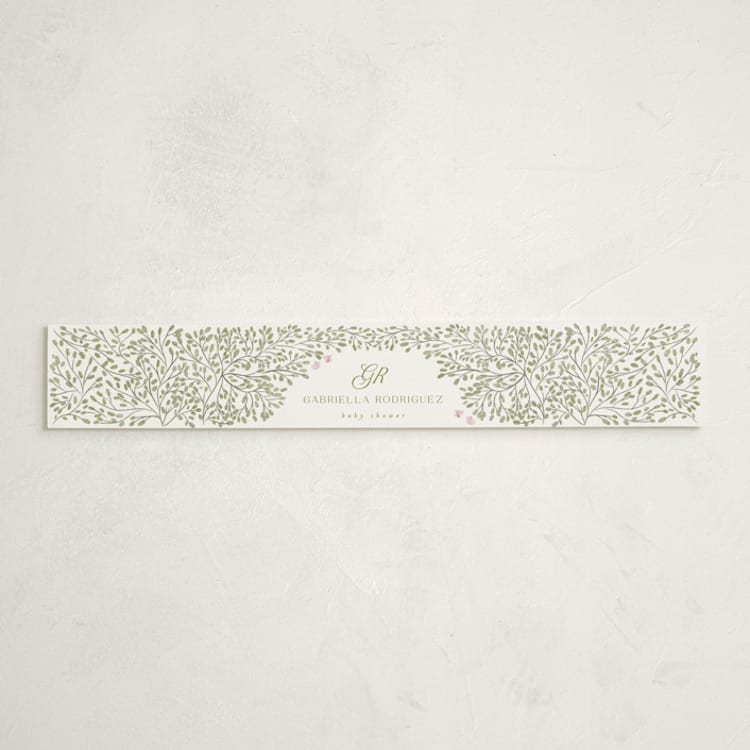 "Swan Princess" - Baby Shower Belly Bands in Ballet Slipper by Jenna Holcomb - Front