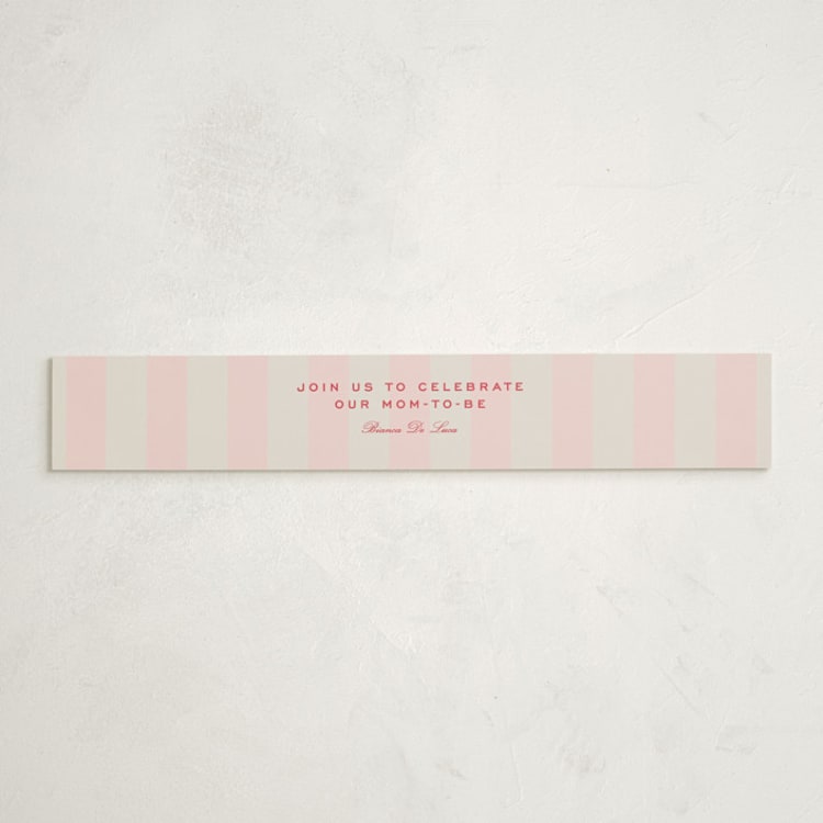 "Campania" - Baby Shower Belly Bands in Fragola by Megan Davis - Front