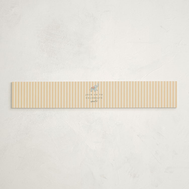 "Carousel of Sweet Beginnings" - Baby Shower Belly Bands in Vanilla by Sabrin Deirani - Front