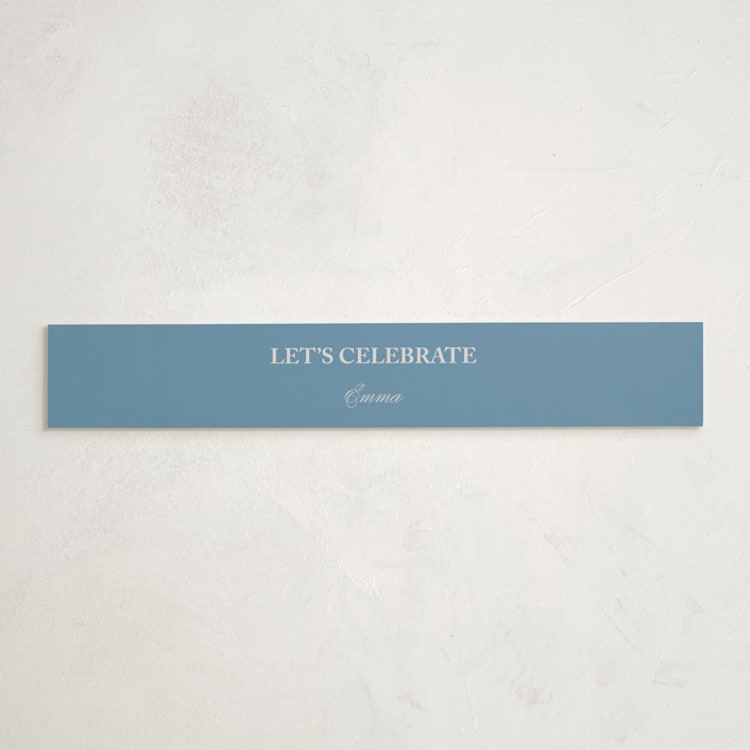 "Elegant stripes" - Baby Shower Belly Bands in Azure by motifmyway - Front