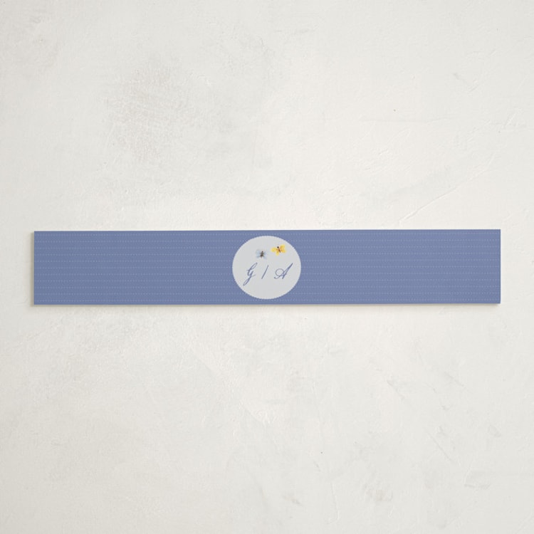 "Grown with love" - Baby Shower Belly Bands in Sky by frau brandt - Front