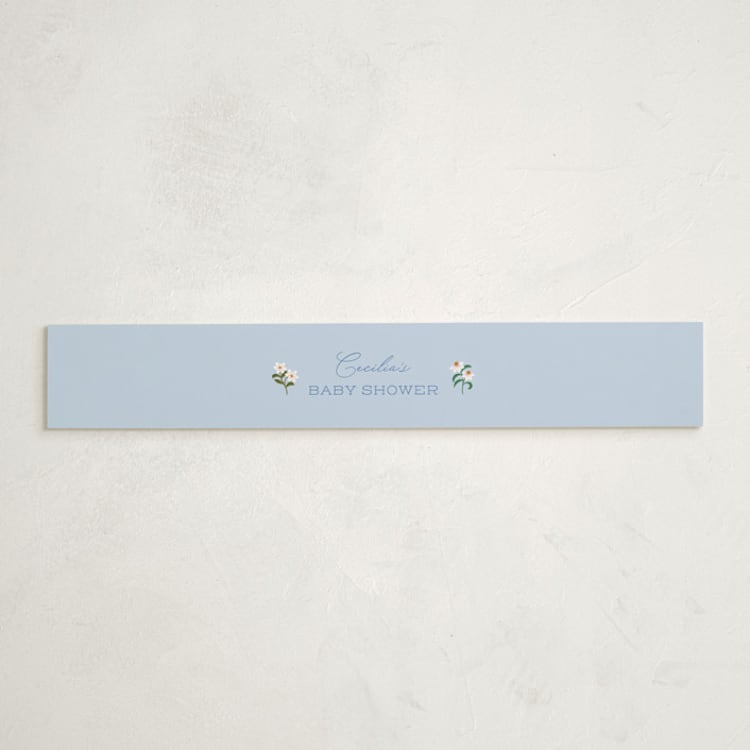 "Sweetie" - Baby Shower Belly Bands in Wildflower by Paper Raven Co. - Front
