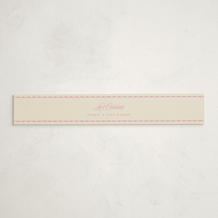 "la patisserie" - Baby Shower Belly Bands in Taffy by Kristie Kern - Front