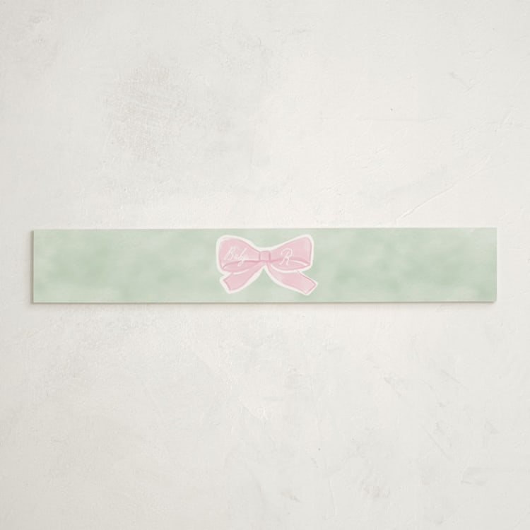 "Little fleur" - Baby Shower Belly Bands in Cupcake by Creo Study - Front