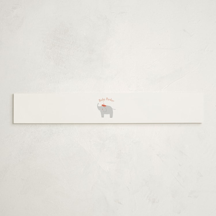 "Bonjour Balloons" - Baby Shower Belly Bands in Berry by Angela Thompson - Front