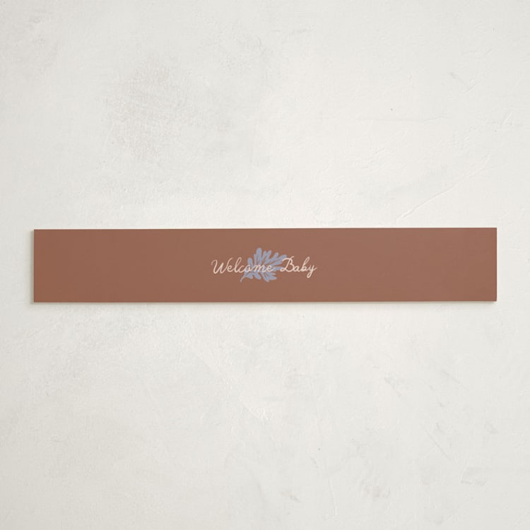 "Fall in Love" - Baby Shower Belly Bands in Latte by Alethea and Ruth - Front