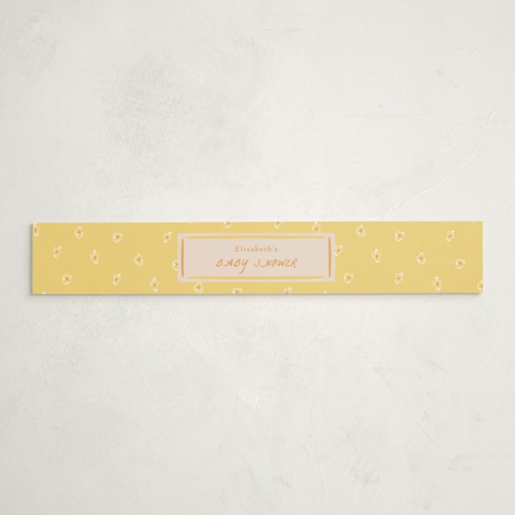 "Honeybear" - Baby Shower Belly Bands in Honey by Sarah Rosenthal - Front