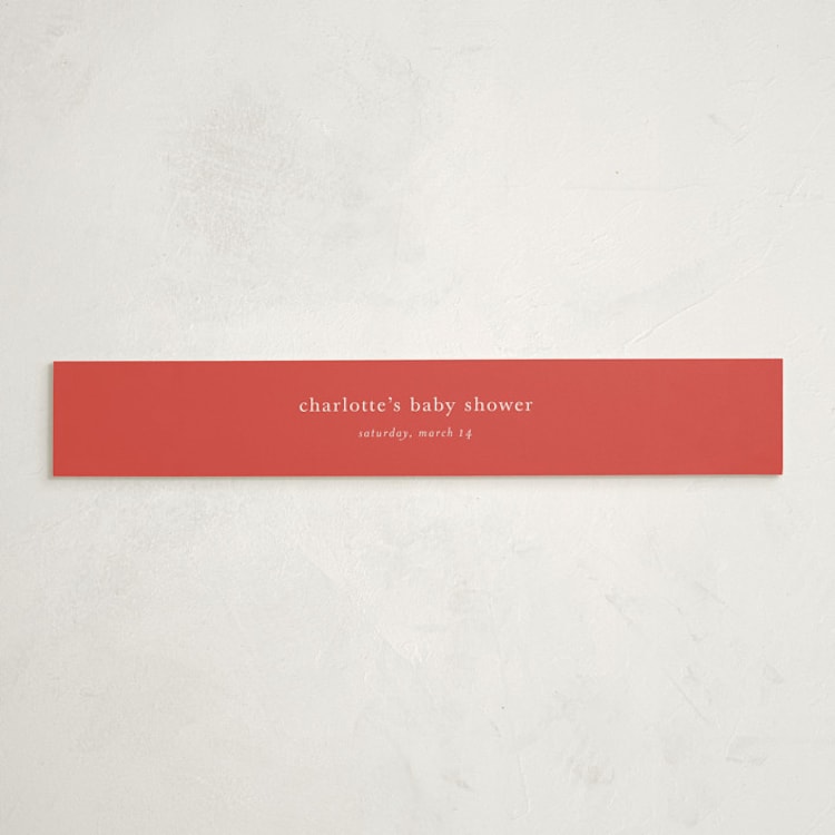 "My Lobster" - Baby Shower Belly Bands in Denim by Wendy Taylor - Front