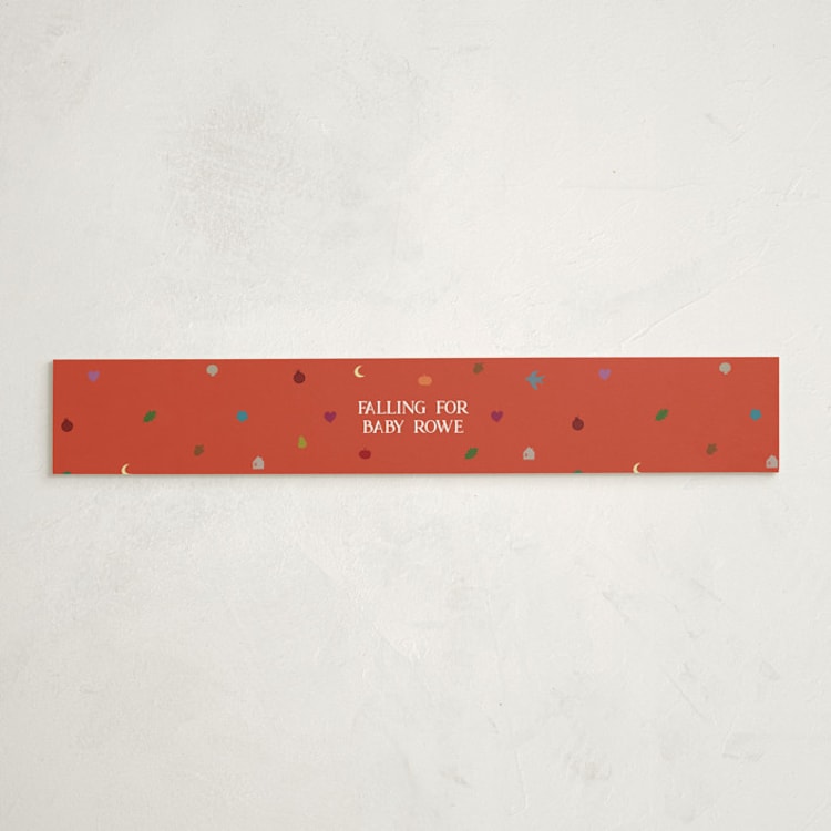 "Fall baby" - Baby Shower Belly Bands in Cocoa by Studio Suku - Front
