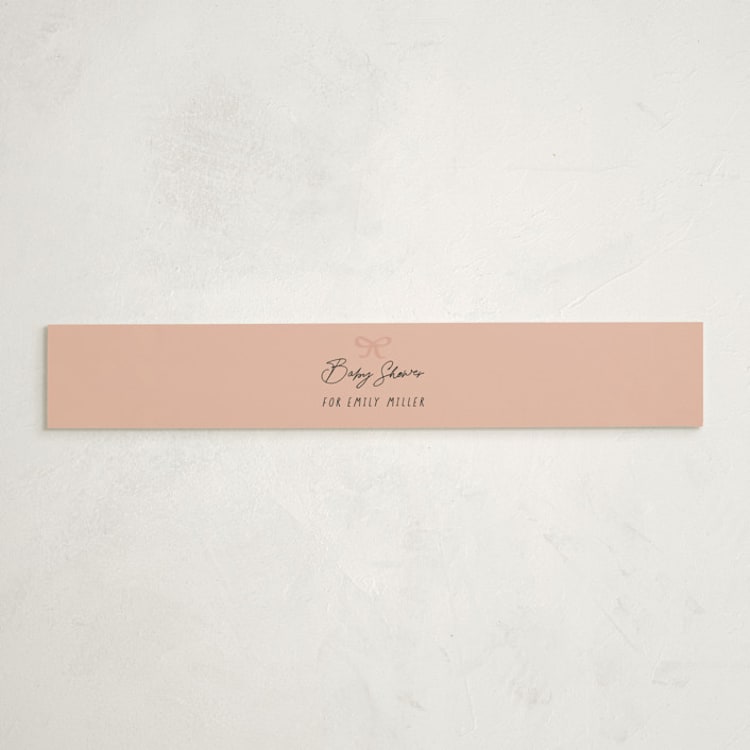 "Stamp" - Baby Shower Belly Bands in Sky by Elly - Front