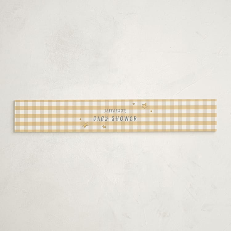 "Twinkle" - Baby Shower Belly Bands in Happy by letterfix - Front