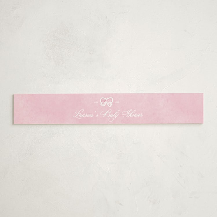 "un hochet" - Baby Shower Belly Bands in Watermelon by Creo Study - Front