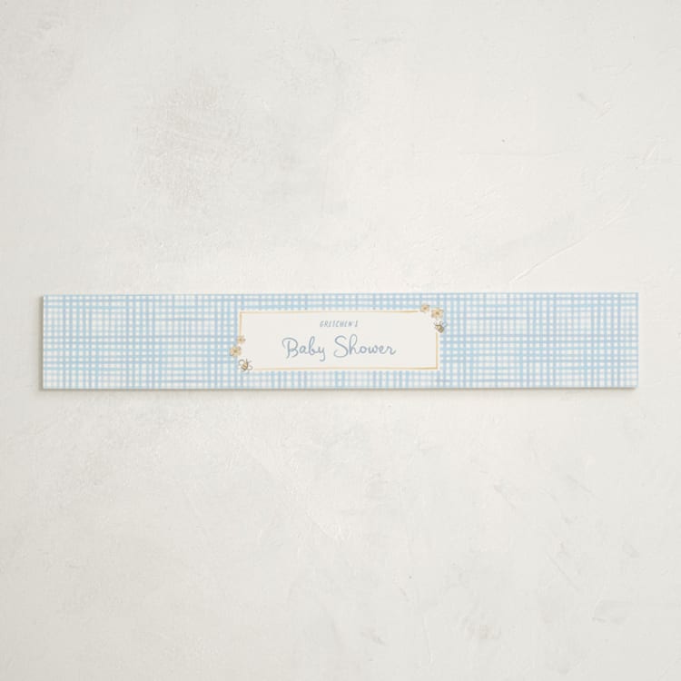 "Disney's Winnie The Pooh and a Lil Hunny" - Baby Shower Belly Bands in Pond by Creo Study - Front