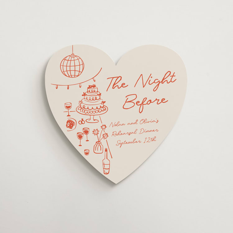 "Party On!" - Wedding Party Signs in Sangria Spark by Zove Ahhh - Front