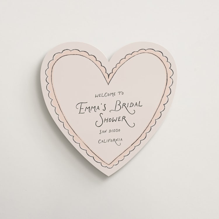 "imagawayaki" - Wedding Party Signs in Taupe by chocomocacino - Front