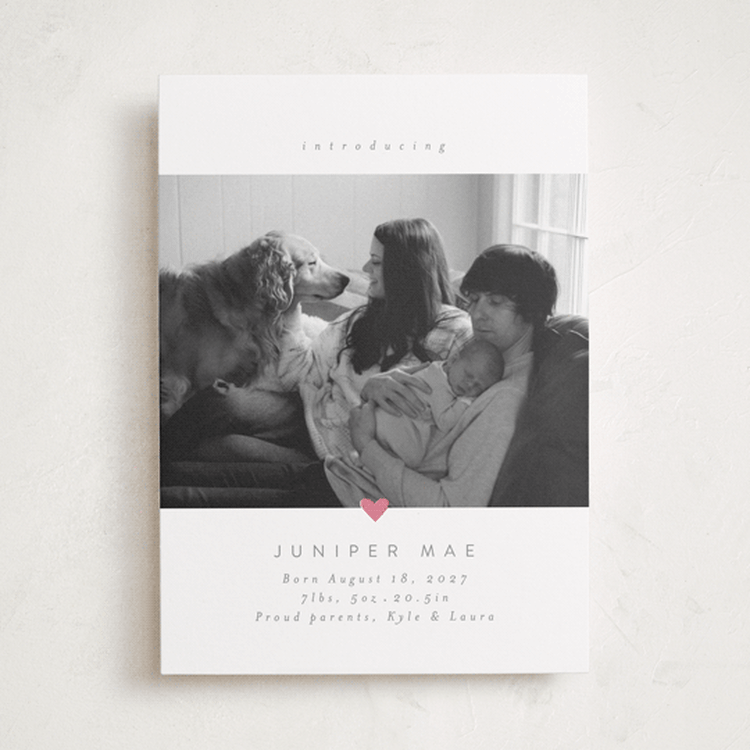 "Love Bug" - Birth Announcements in Cloud by Carolyn Nicks - Front