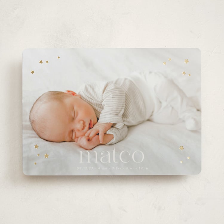 "Milky Way" - Birth Announcements in Cloud by Gwen Bedat - Front