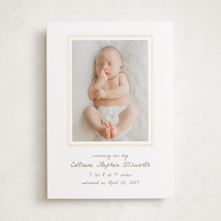 "caufre" - Birth Announcements in Cocoa by chocomocacino - Front