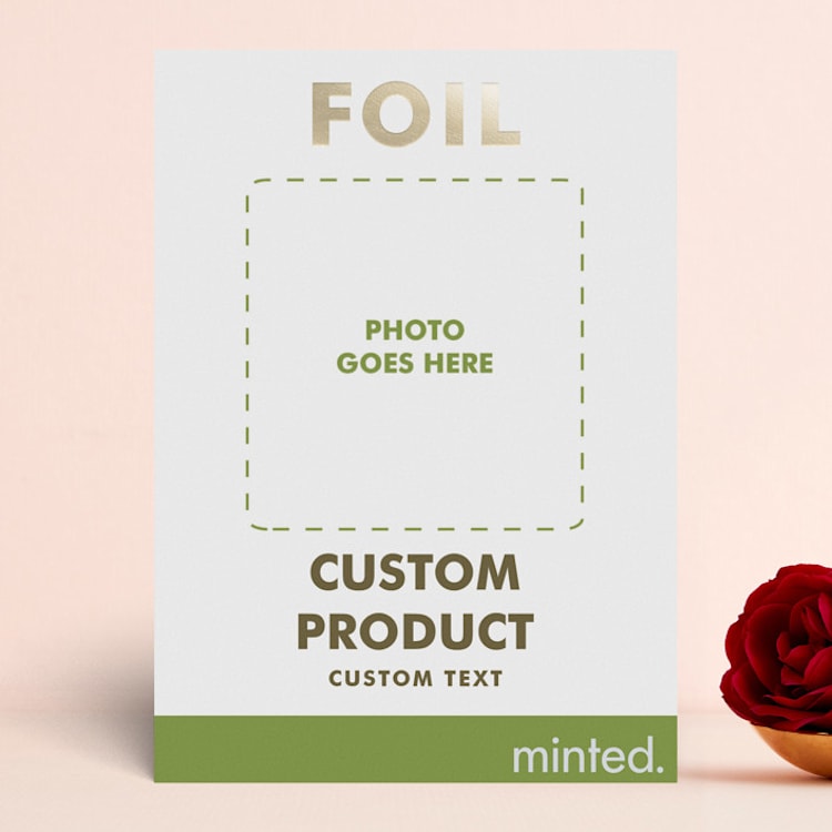 "Portrait Custom" - Bridal Shower Invitations in Golden by Minted - Front