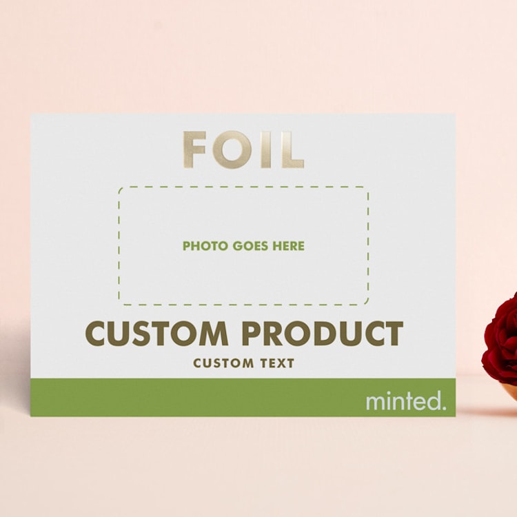 "Landscape Custom" - Bridal Shower Invitations in Golden by Minted - Front