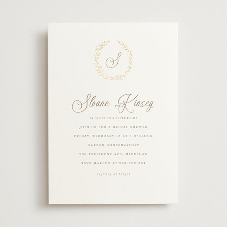 "manouti" - Bridal Shower Invitations in Ice by chocomocacino - Front