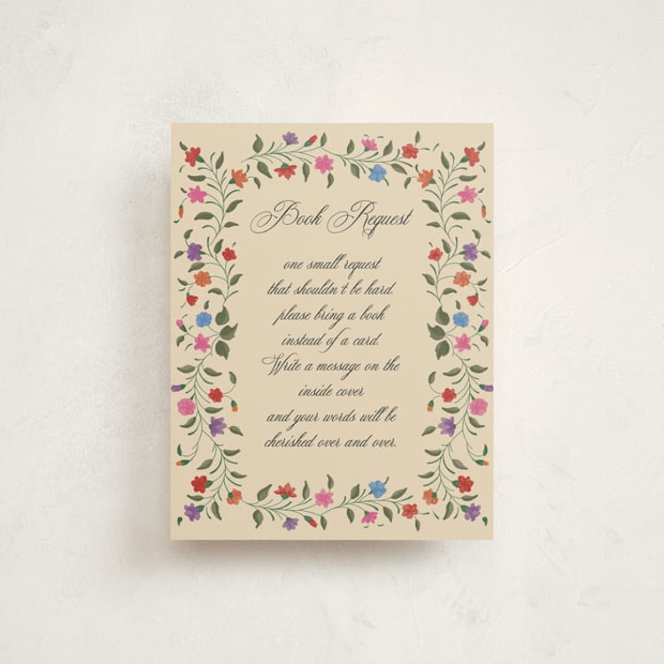 "Rotan" - Baby Shower Insert Cards in Summer by Deynaaz Daraei - Front