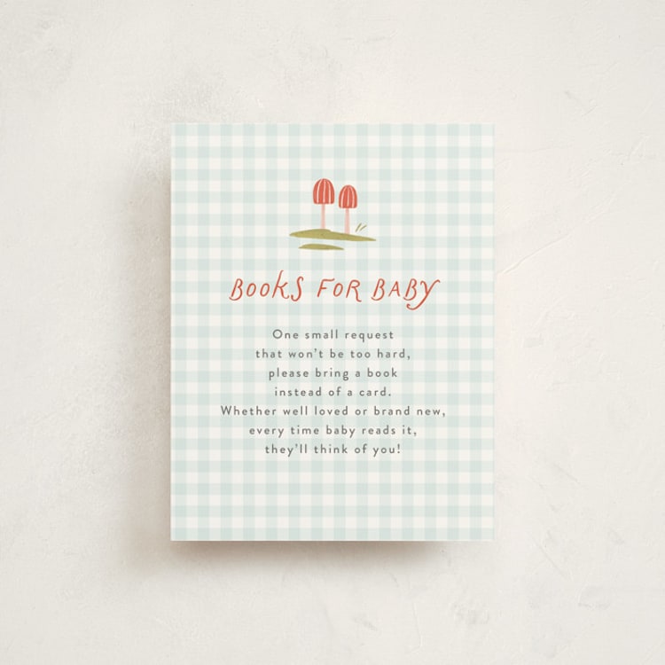 "Little Fun Guy" - Baby Shower Insert Cards in Fairy by Paper Raven Co. - Front