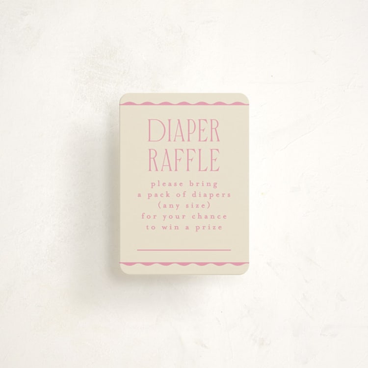 "la patisserie" - Baby Shower Mini Insert Cards in Taffy by Kristie Kern - Front