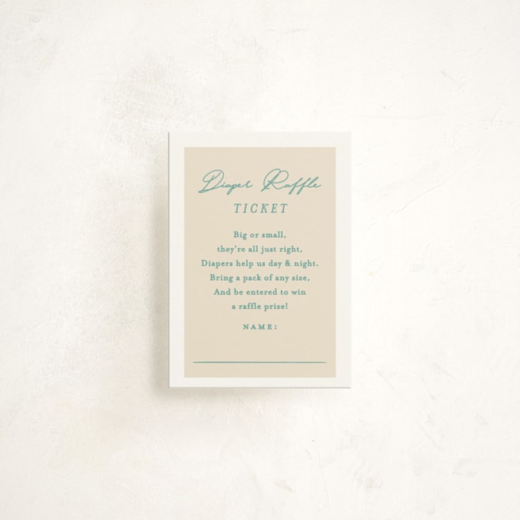 "Honk for Baby!" - Baby Shower Mini Insert Cards in Lemonade by Julie Murray - Front
