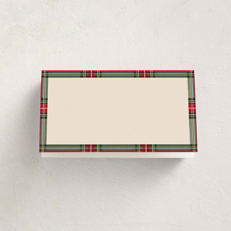"Highland Holiday" - Fill-in Place Cards in Classic by Olivia Kanaley Inman - Blank Front