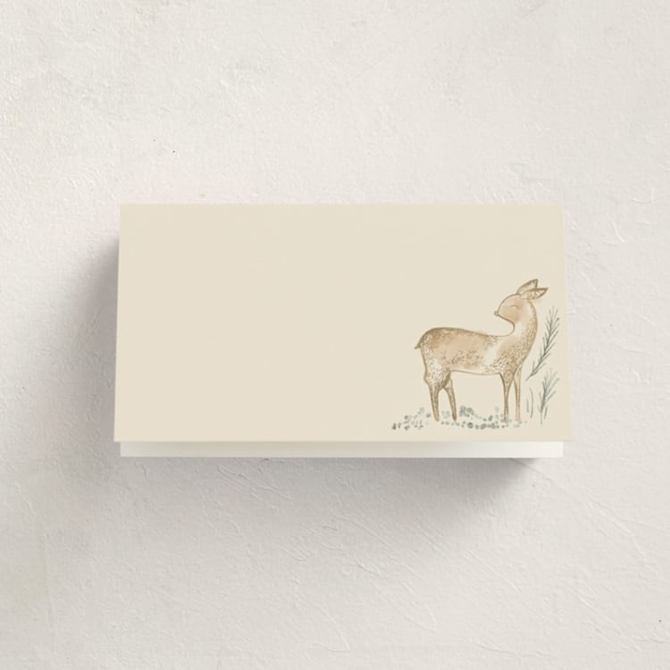 "Vintage woodland" - Fill-in Place Cards in Ginger by Creo Study - Blank Front