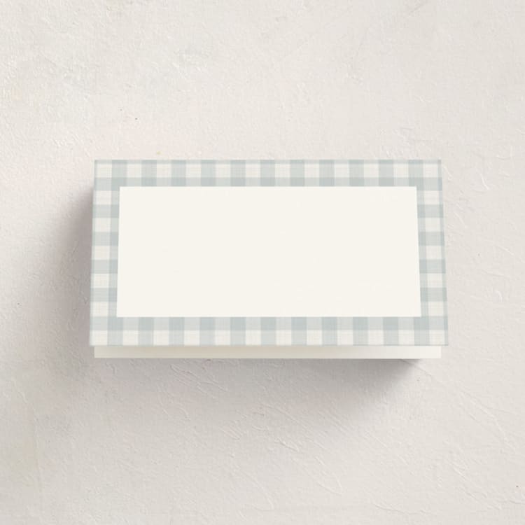 "Charming" - Fill-in Place Cards in Sky by Lea Delaveris - Blank Front