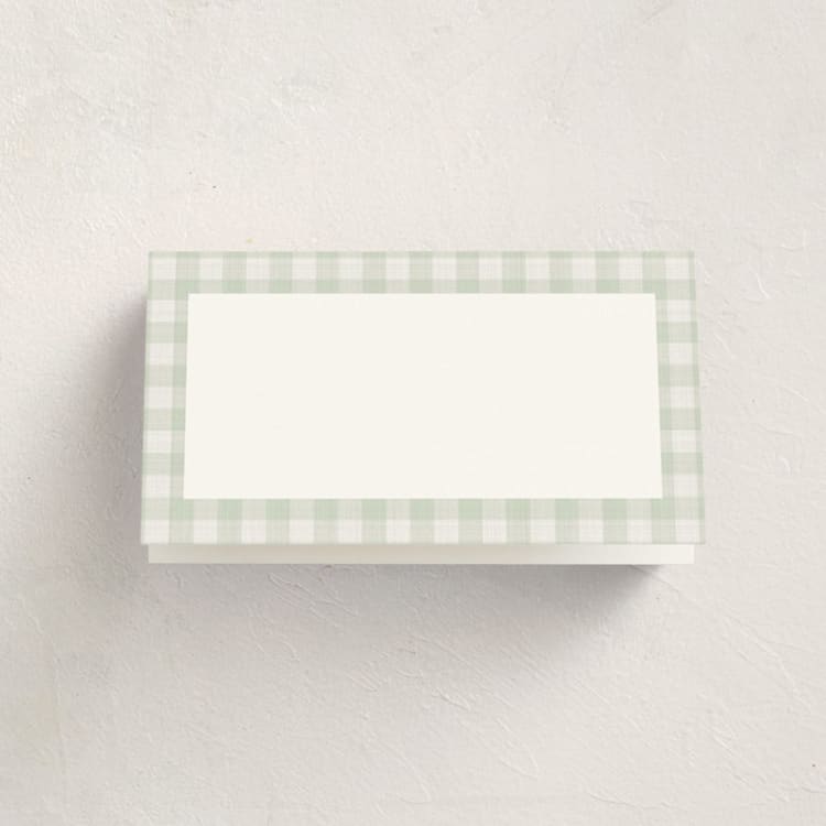 "Charming" - Fill-in Place Cards in Mint by Lea Delaveris - Blank Front