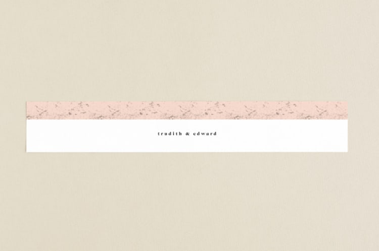 "New York" - Belly Bands in Blush by Nazia Hyder - Front