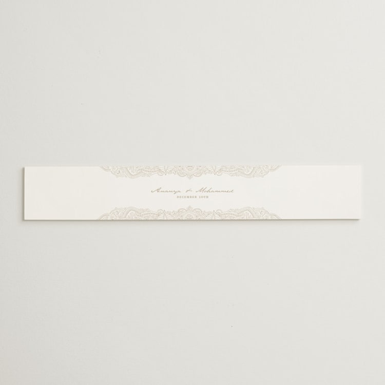 "Extravagant" - Belly Bands in Natural by Jessie Steury - Front
