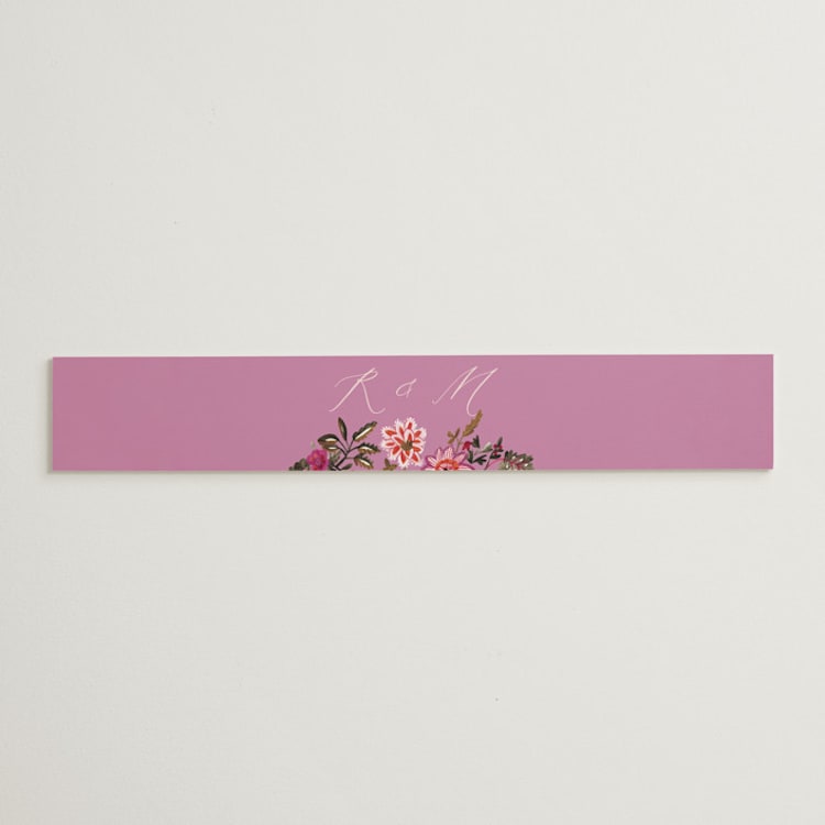 "Indian floral chintz lush" - Belly Bands in Ivory by Caroline Bonne Muller - Front