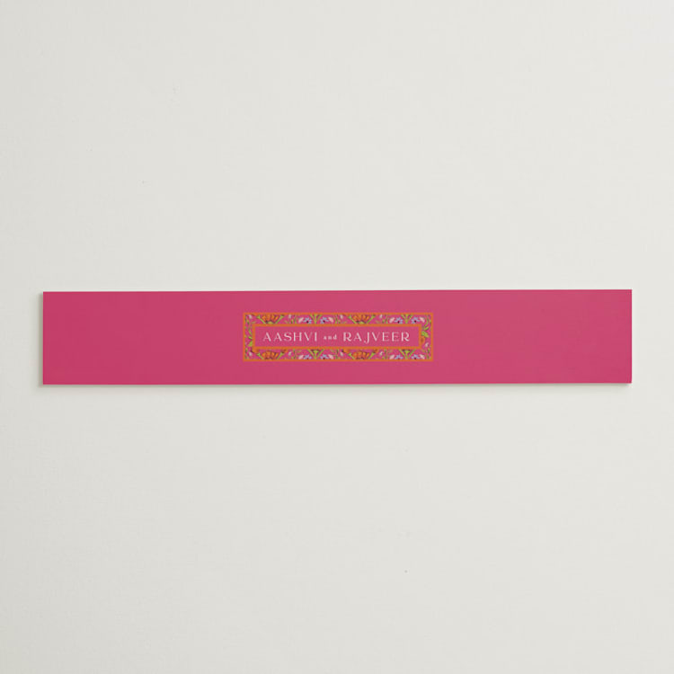 "Varna" - Belly Bands in Fuchsia by Pati Cascino - Front