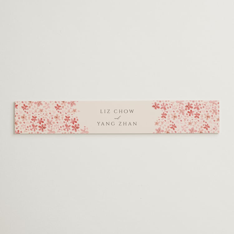 "Blossoms of Love" - Belly Bands in Champagne by frau brandt - Front