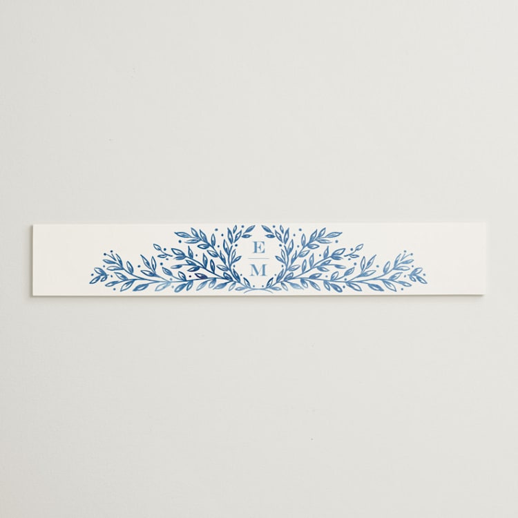 "Royal" - Belly Bands in Cobalt by Petra Kern - Front