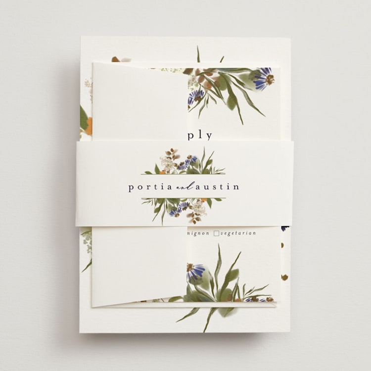 "Pressed Garden" - Belly Bands in Fall by Grace Kreinbrink - Front