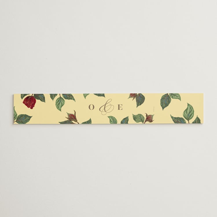 "Enchanted Rose from Disney's Beauty & The Beast" - Belly Bands in Mimosa by Leah Bisch - Front